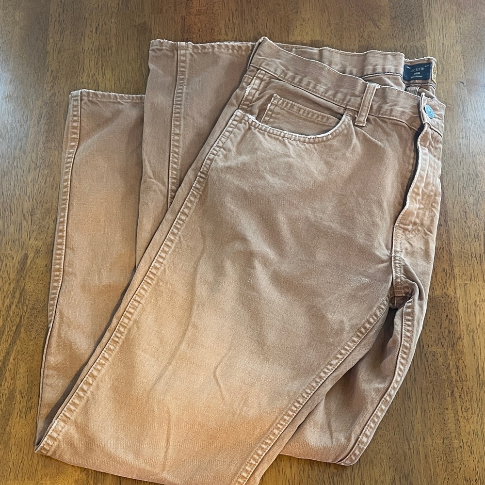 J.Crew Men's Orange Brown Chino Pants